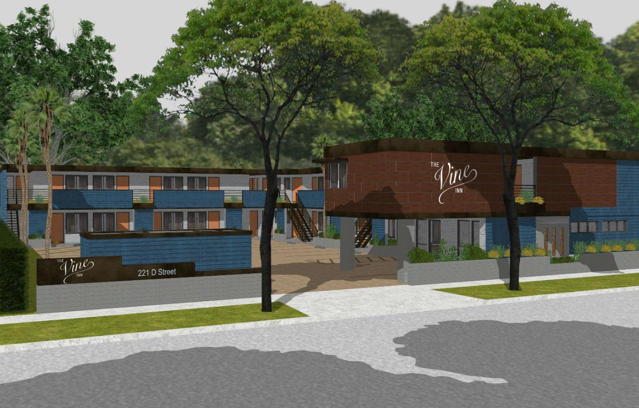 The Vine Inn Davis Exterior photo